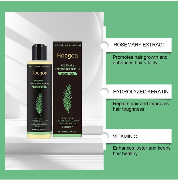 Rosemary Keratin Herbal Repair Shampoo 6
