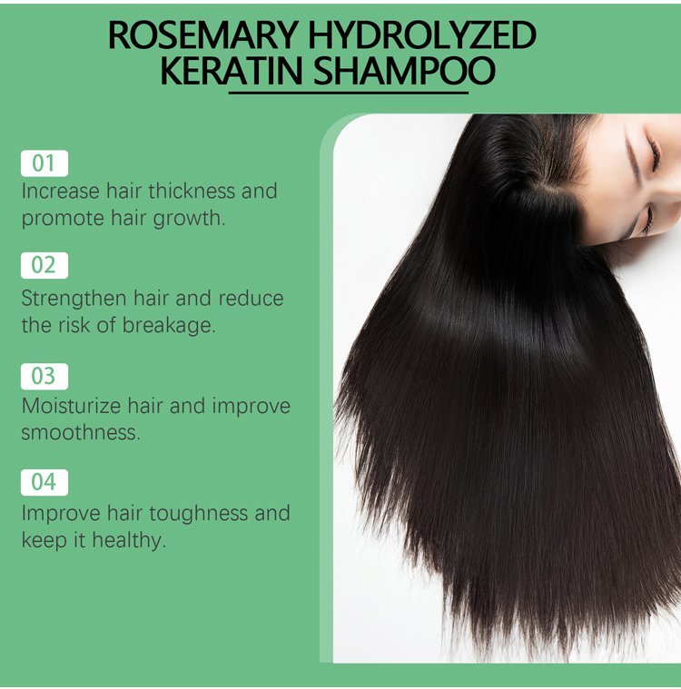 Rosemary Keratin Herbal Repair Shampoo 12