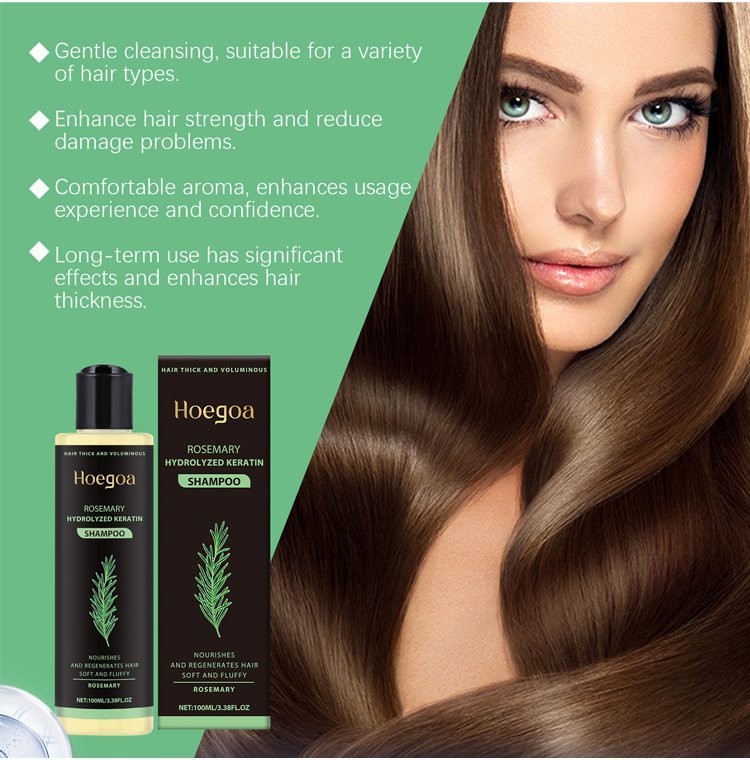 Rosemary Keratin Herbal Repair Shampoo 14