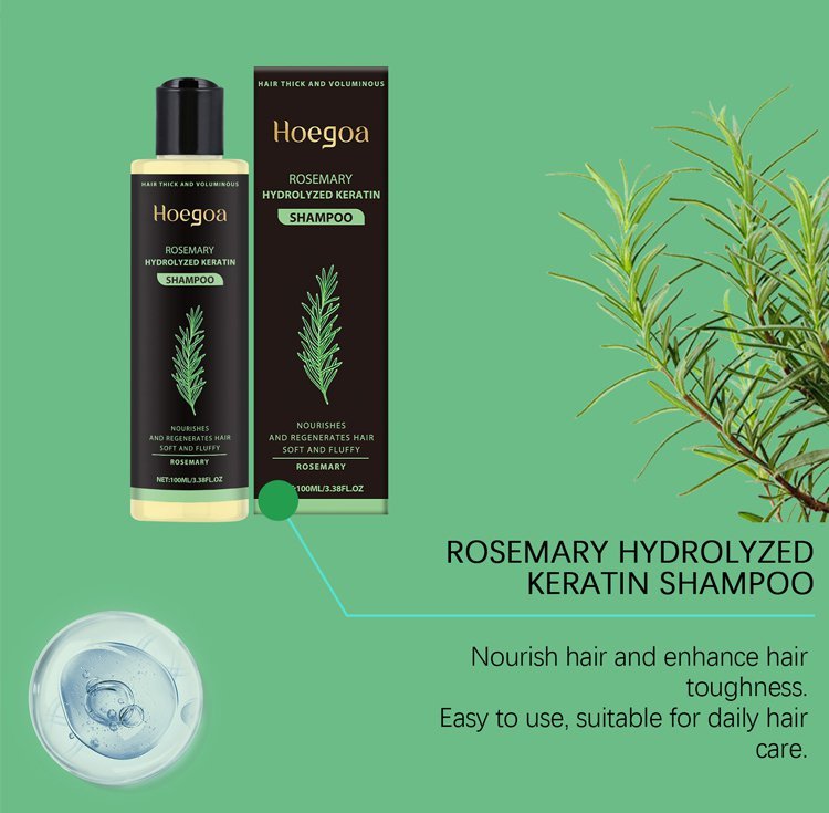 Rosemary Keratin Herbal Repair Shampoo 17