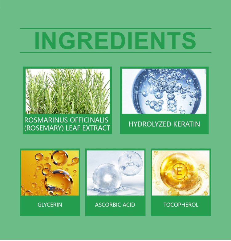 Rosemary Keratin Herbal Repair Shampoo 18